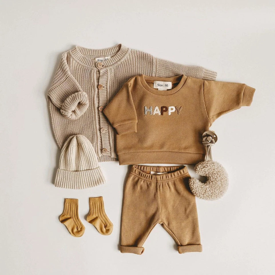 2024 Spring Fashion Baby Clothing Baby Girl Boy Clothes Set Newborn Sweatshirt + Pants Kids Suit Outfit Costume Sets Accessories