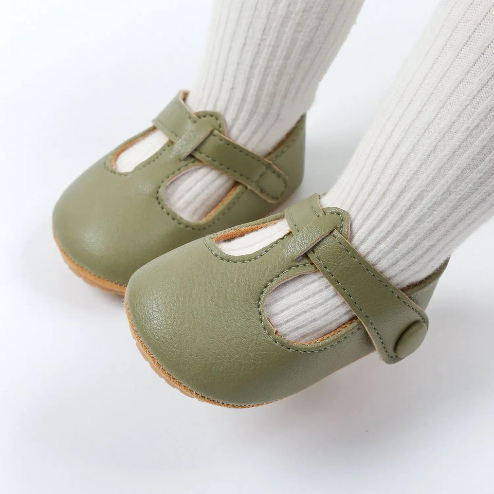 Vintage Baby Shoes Newborn Infant Boy Girl Classical PU Soft Anti-slip Toddler Crib Crawl Shoes Moccasins 10-colors