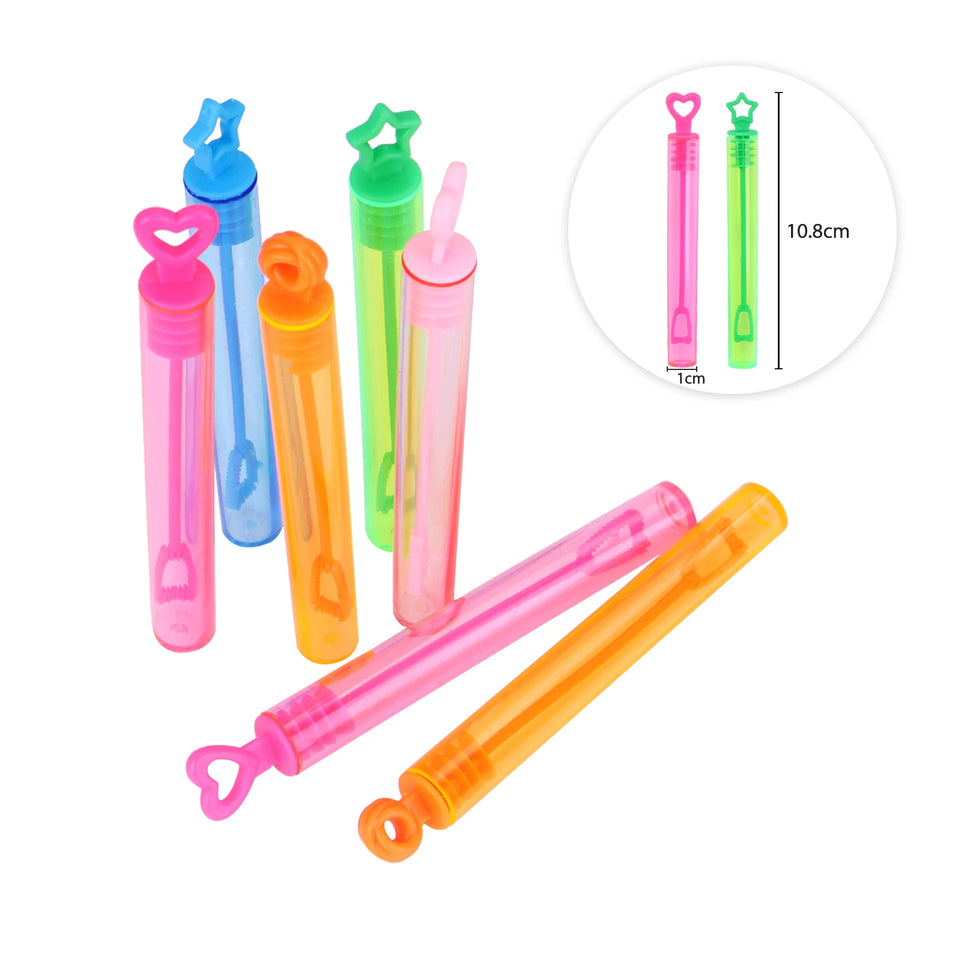 10/20Pcs Love Heart Wand Tube Bubble Soap Bottle Wedding Gifts for Guests Birthday Party Decoration Baby Shower Favors Kids Toys