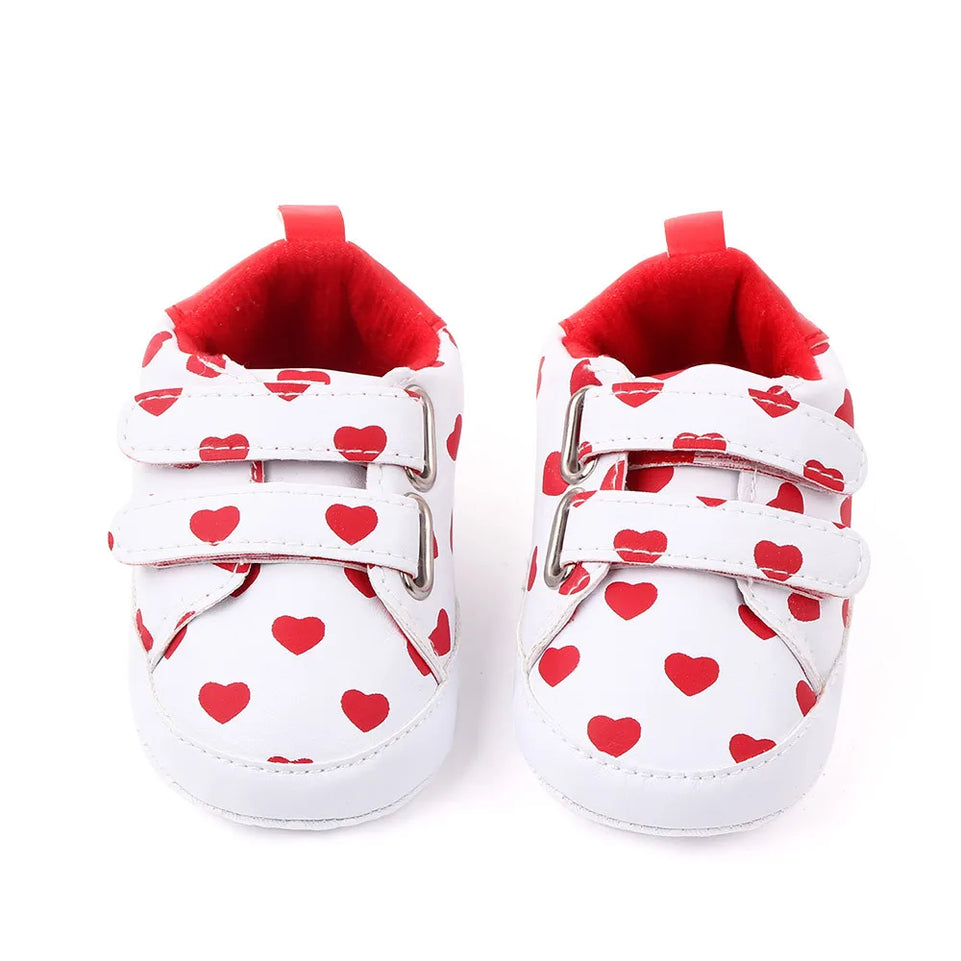 Baby Boys Girls Shoes Newborn Cute Heart Infant Shoes Non-slip Soft Sole Baby Girl Shoes Baby Accessories Toddler Boy Shoes